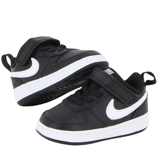 Nike Court Borough Low 2 (TDV) Scarpe da Bambino Col.Nero