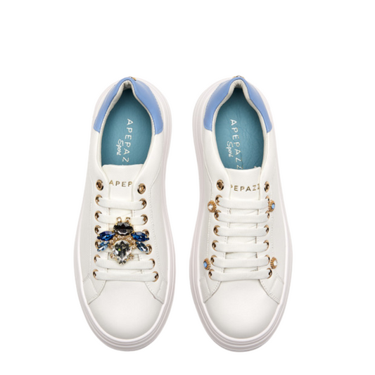 Apepazza scarpe da Donna in pelle bianca S5LIFTY09/LEA