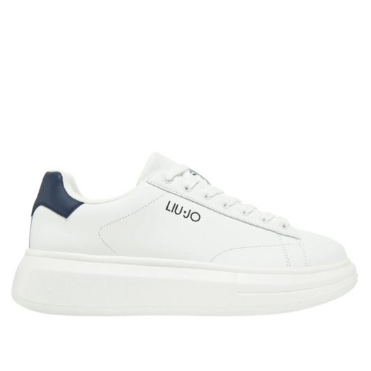 Liu jo Scarpe da Uomo Art.BIG 01 Col.Bianco con inserti Blu