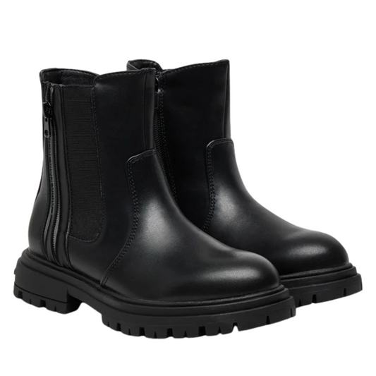 Calvin Klein Stivaletti da Donna Chelsea Boot in pelle nero V3A5-81019-1355999