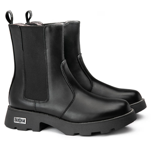 Cult Stivaletti da Donna in pelle Art.T234 Col.Nero